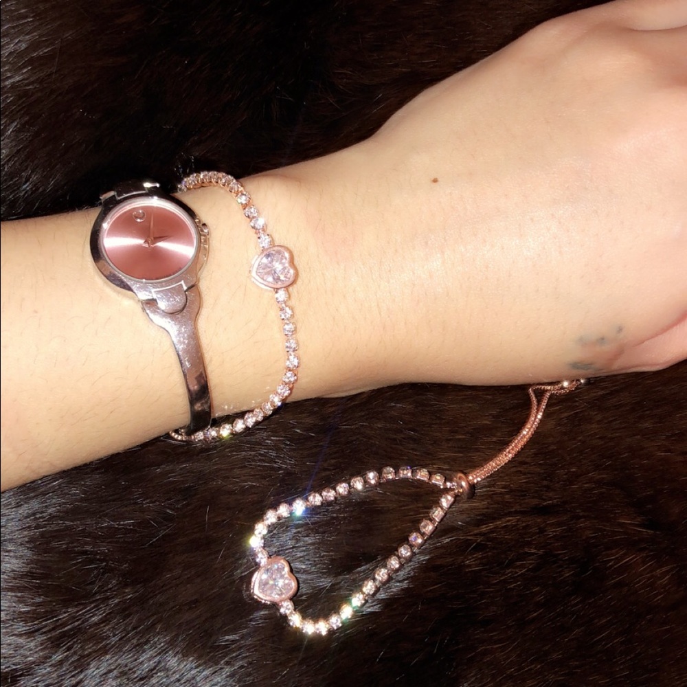 ❤️✨ VALENTINES DAY ROSE GOLD HEART BRACELET ❤️✨ - Picture 8 of 8